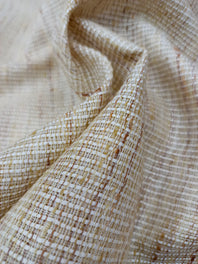 Handwoven Silk Fabric - Made from waste of silk fabric.