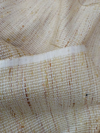 Handwoven Silk Fabric - Made from waste of silk fabric.