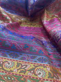 Brocade Banarasi Pure Silk Finish Fabric