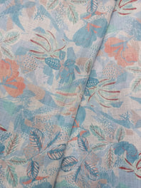 Digital Printed Linen Jute Soft Cotton Fabric
