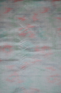 Completely Woven Pure Silk Ikat Handloom Fabric