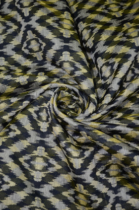 Chanderi Reversible Cotton by Silk Fabric