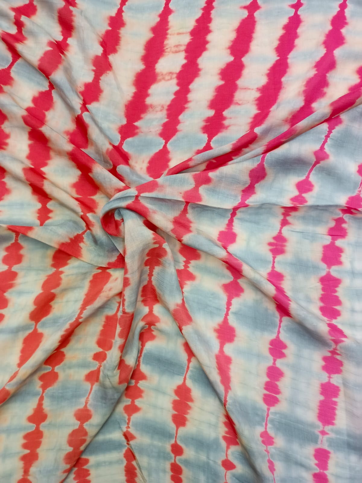 Modal Soft Muslin Tie dye Fabrics Essence of India