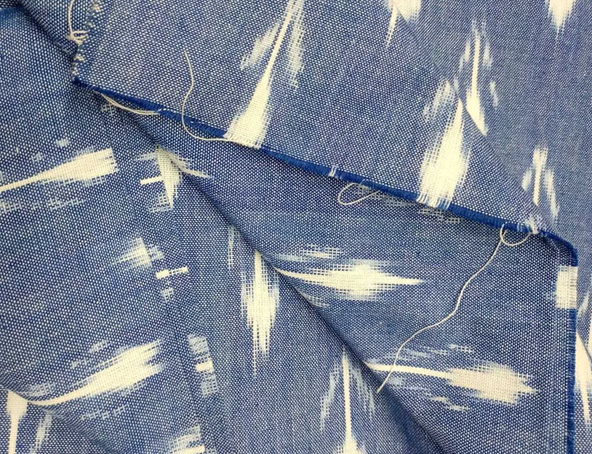Two Ply Handloom Cotton Ikat Fabrics