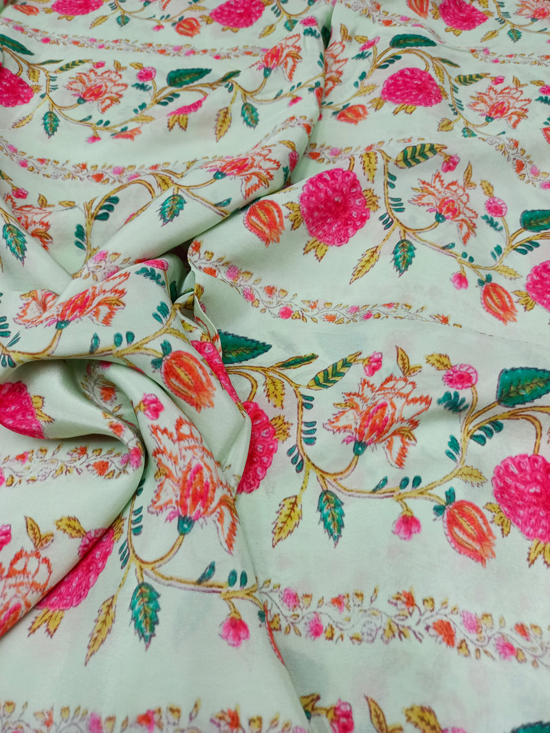 Digital Printed Crepe Fabric