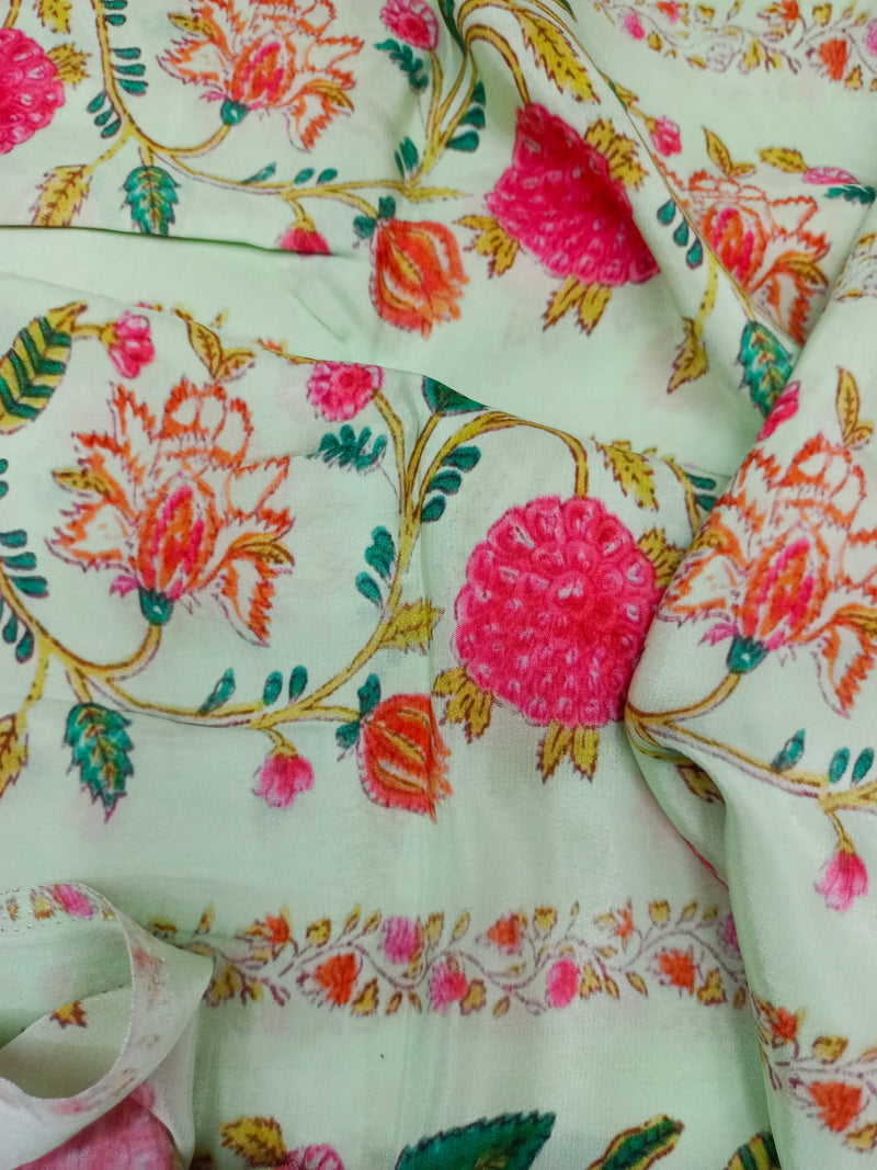 Digital Printed Crepe Fabric