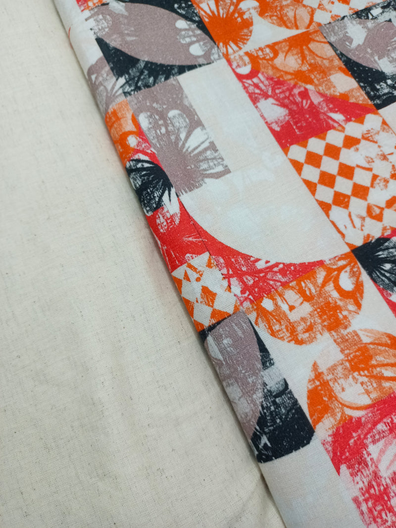 Cotton Linen Digital Printed Kurta Set