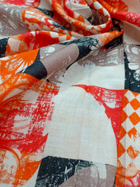 Cotton Linen Digital Printed Kurta Set