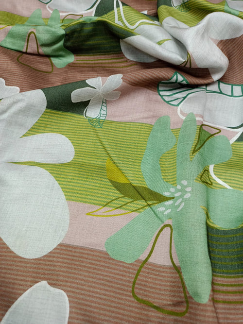 Pure Modal Soft Muslin Digital Printed Fabrics