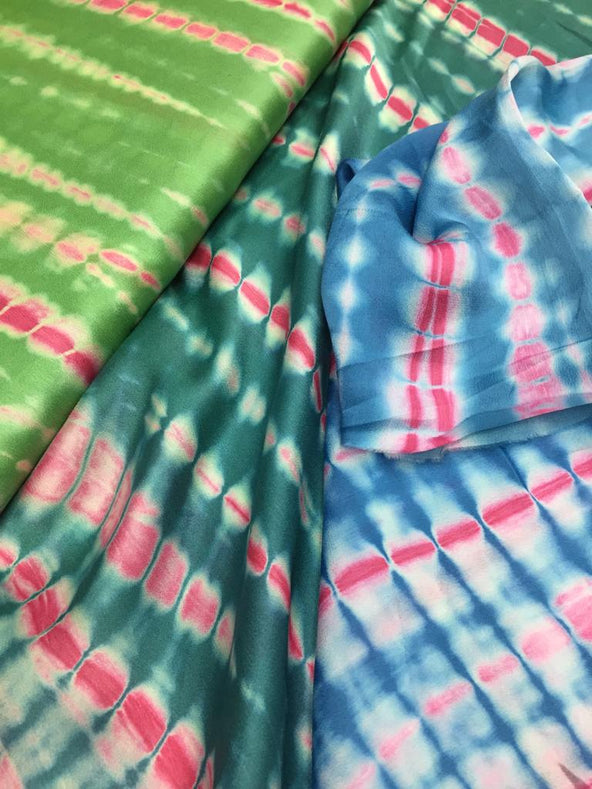 Modal Soft Muslin Tie and Dye Fabric