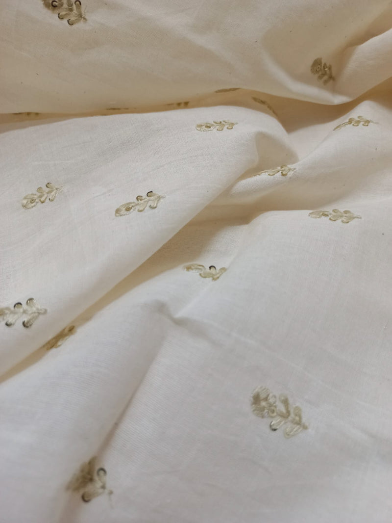 Cotton Embroidered Fabric