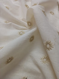 Cotton Embroidered Fabric