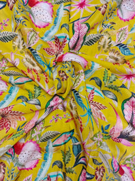 Pure Modal Soft Muslin Digital Printed Fabrics