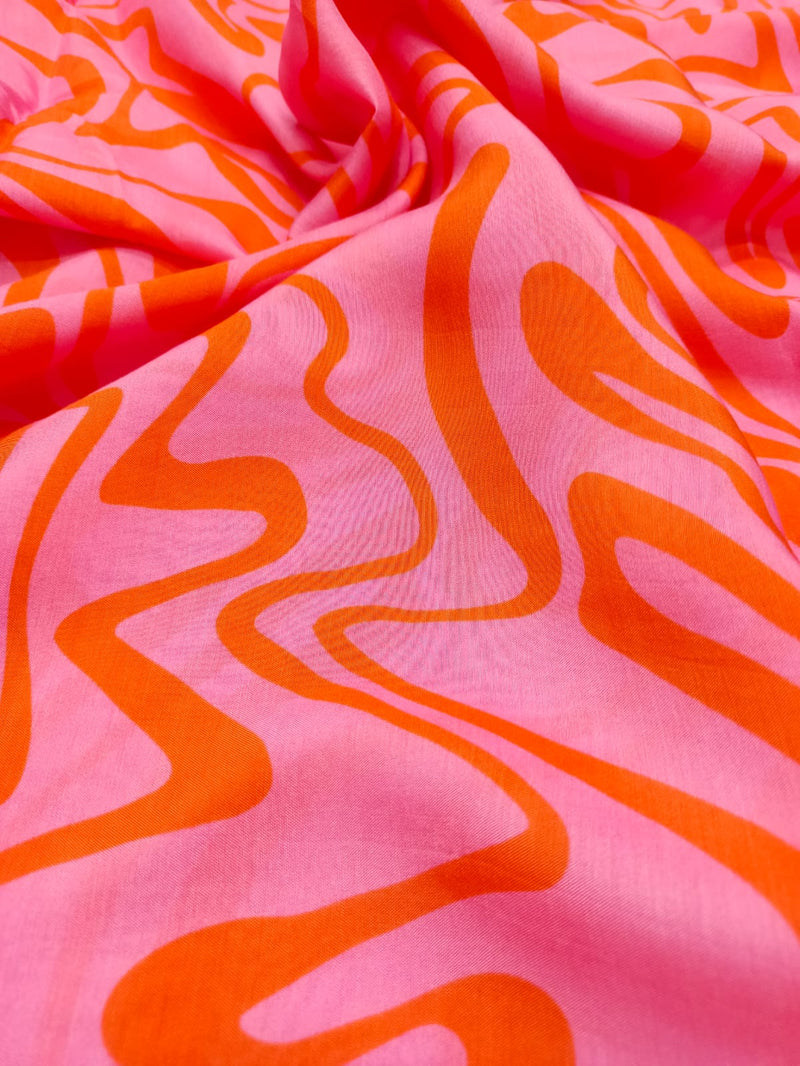 Pure Modal Soft Muslin Digital Printed Fabrics