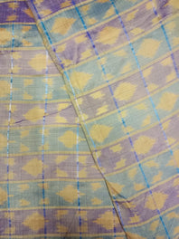 Woven Pure Soft Silk Double Ikat Handloom Fabric