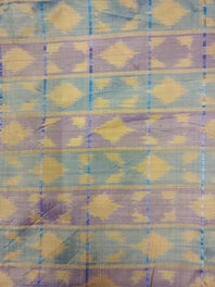 Woven Pure Soft Silk Double Ikat Handloom Fabric