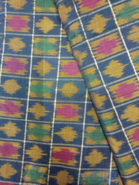 Woven Pure Soft Silk Double Ikat Handloom Fabric