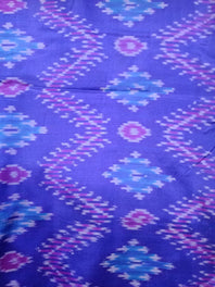 Woven Pure Soft Silk Double Ikat Handloom Fabric