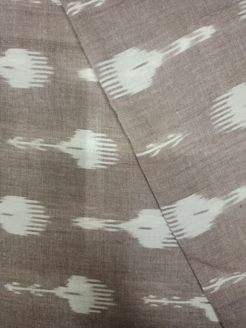 Pure Handloom Soft Cotton Double Ikat Fabric