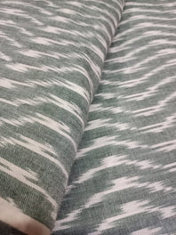 Pure Mercerised Handloom Cotton Double Ikat Fabric