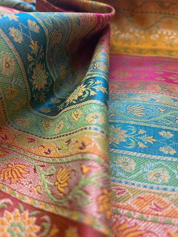 Brocade Banarasi Silk Fabrics