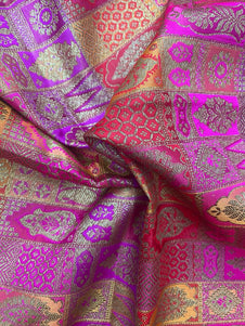 Brocade Banarasi Silk Fabrics