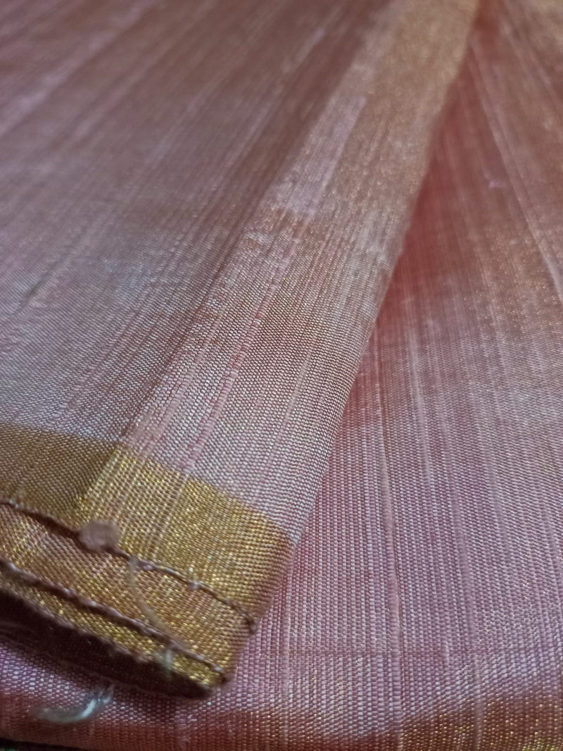 Pure Raw Silk Tissue Fabric