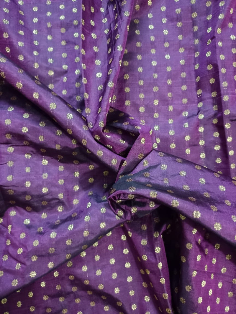 Pure Silk Booti Fabric