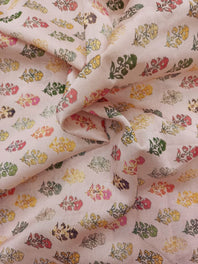 Handloom Pure Silk Soft Chanderi Digital Printed Fabric