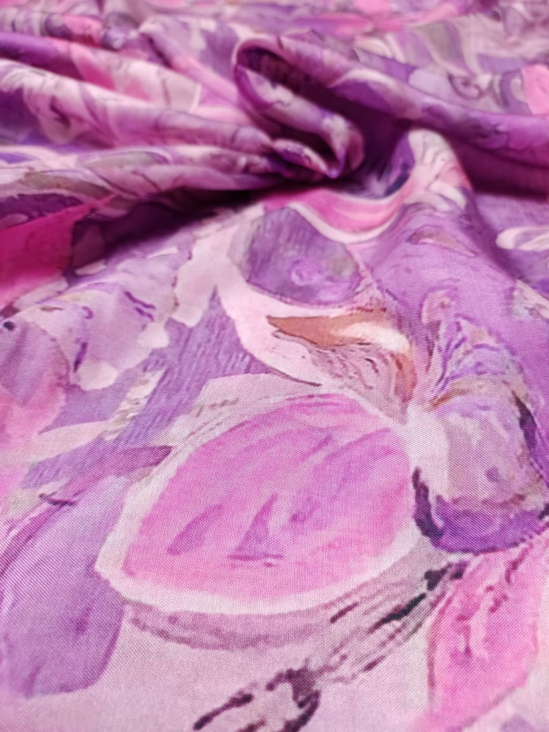 Pure Modal Soft Muslin Digital Printed Fabrics