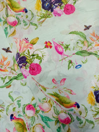 Pure Modal Soft Muslin Digital Printed Fabrics