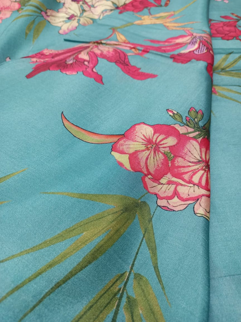 Pure Modal Soft Muslin Digital Printed Fabrics