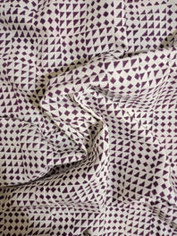 (Price for 3 meters) Muslin Cotton Silk Hand Block Printed Fabric