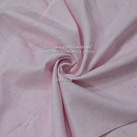 Handwoven Pure Linen 80 Lea Jharna Design Fabric (Light Pink)