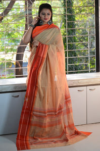 Pure Cotton Bengal Handloom Saree