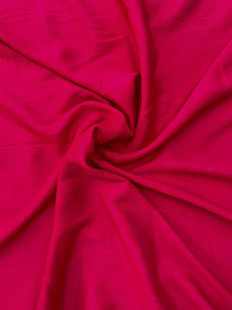 Mill Pure Crush Cotton Solid Coloured Liva Approved Fabric