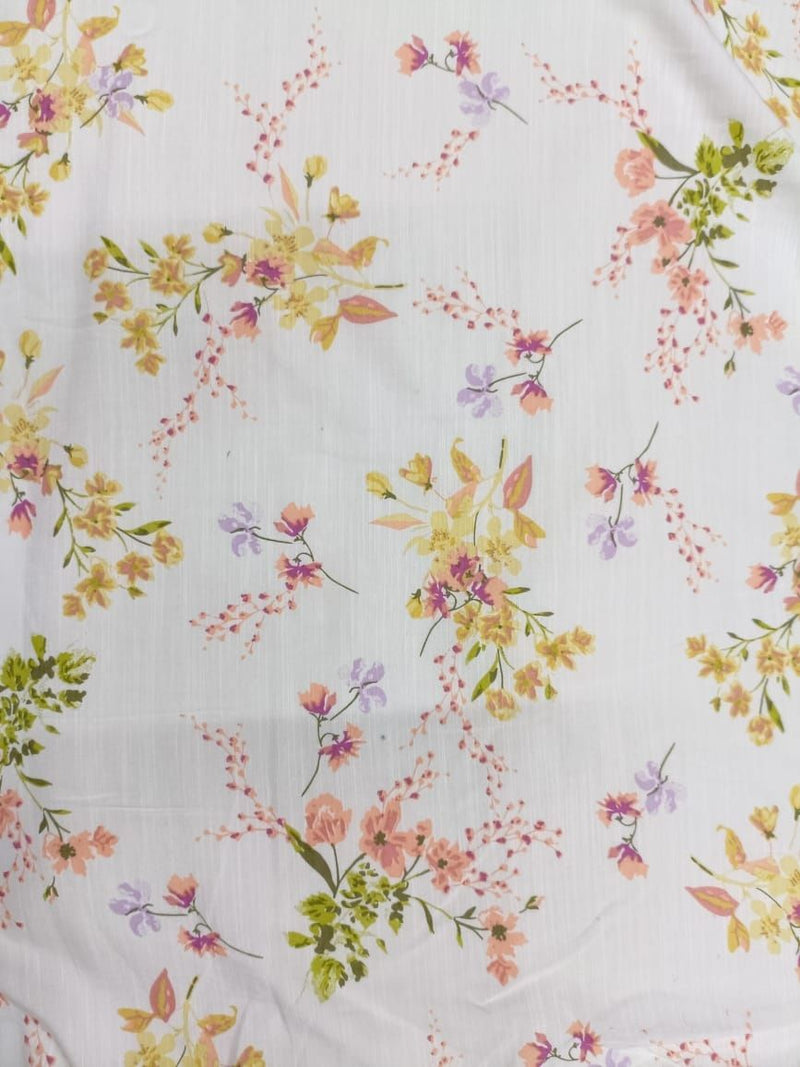 Digital Printed Linen Cotton Soft Jute Fabric