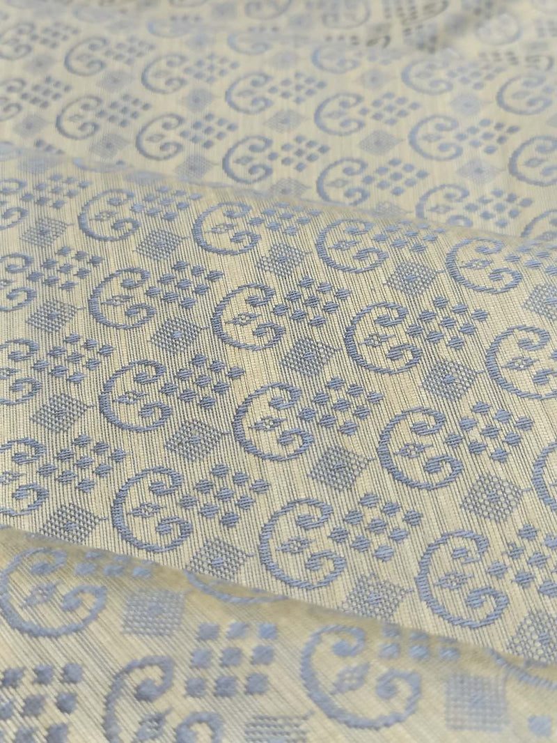 Soft Cotton/Silk Banarasi Jacquard Fabric – Essence of India