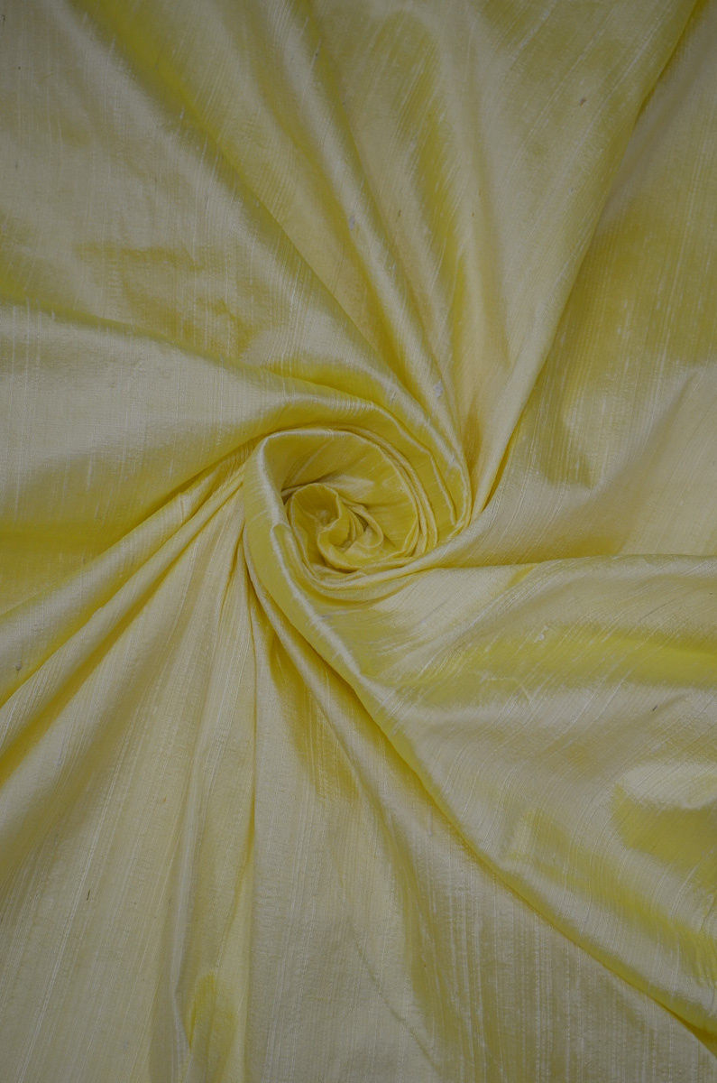 Completely Hand Woven Yarn Dyed  Pure Raw Silk Fabric