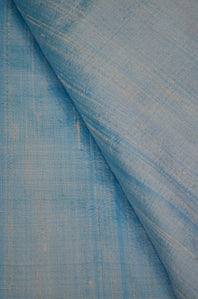 Completely Hand Woven Yarn Dyed  Pure Raw Silk Fabric