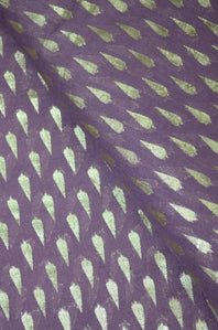 Pure Handloom Yarn Dyed Cotton by Silk Chanderi Jamdani Zari Butti Fabrics ( TO BUY A QUANTITY OF 1.5,2.5,3.5 PLEASE CALL US AT 9930655009)