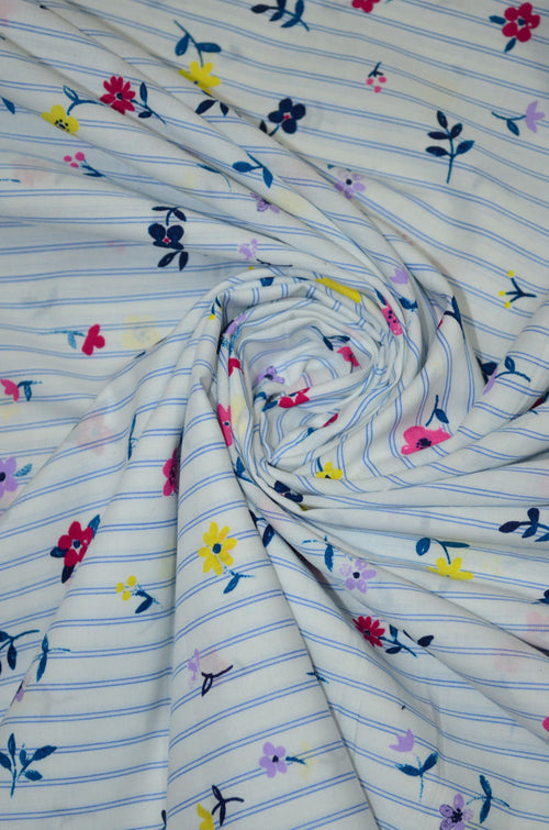 Mill Pure Cotton Digital Printed Fabric