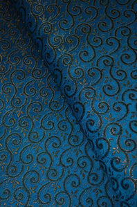 Banarasi Brocade  Butti Silk by Cotton Fabric