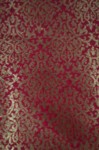 Banarasi Brocade All Over Jaal Silk by Cotton Fabric