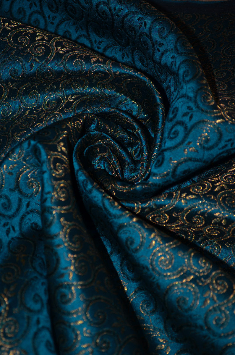 Banarasi Brocade  Butti Silk by Cotton Fabric( To buy a quantity of 1.5,2.5,3.5 please call us on 9930655009)