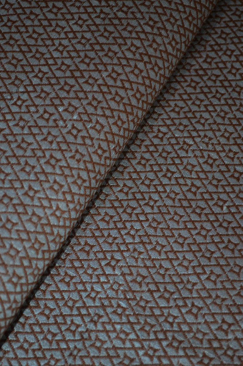Silk Chanderi Textured Tanchoi Inspired Minutely  Woven Butti Fabric
