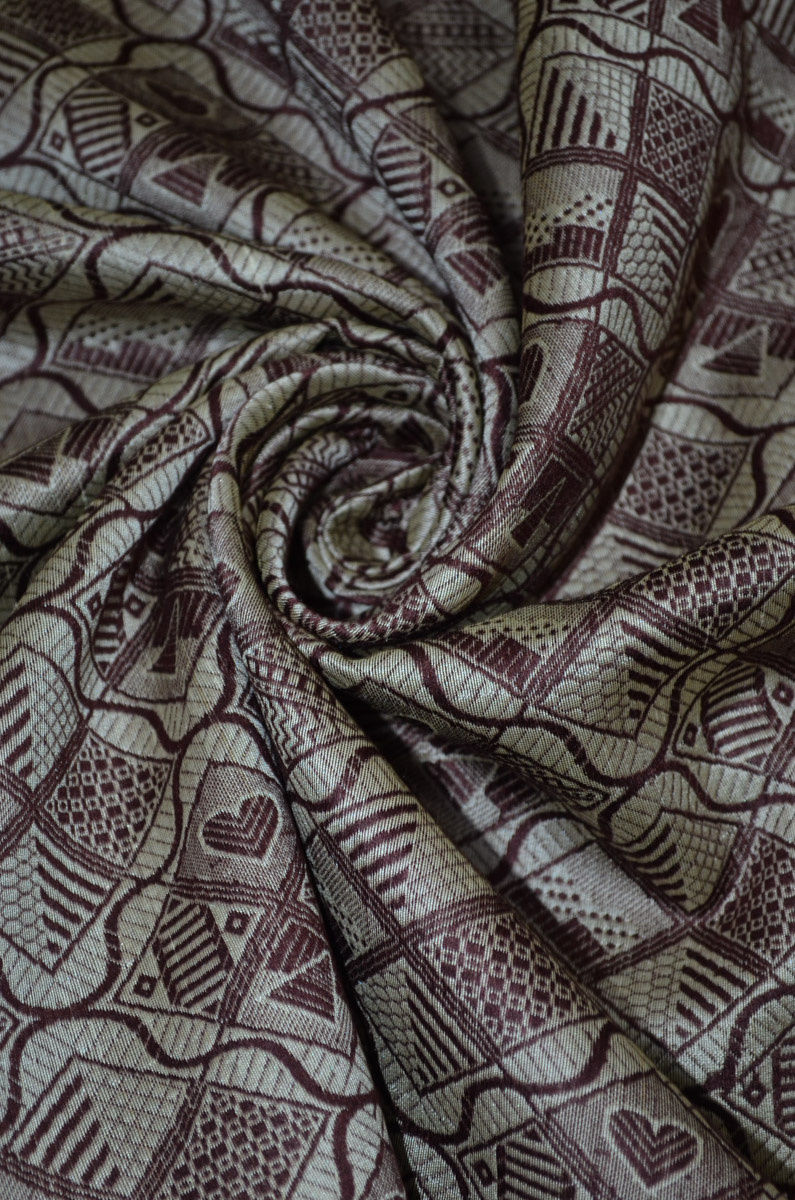 Silk Chanderi Textured Tanchoi Inspired Minutely  Woven Butti Fabric