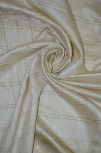 100% Pure Muga Tussar Handloom Silk Fabric