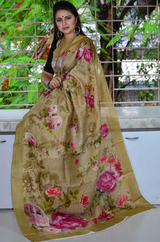 Printed Pure Silk Saree at Rs 2100 in Dindigul