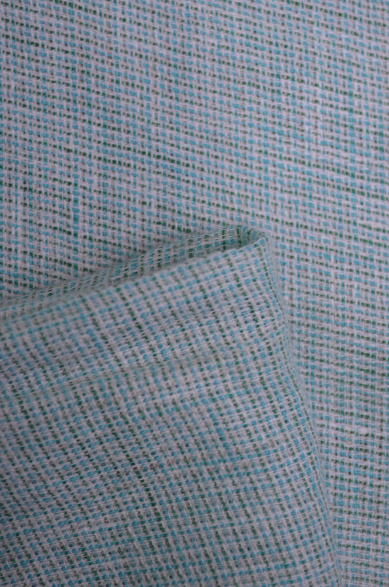 Pure  Mercerized  Premium Linen by Linen  Checkered Fabrics